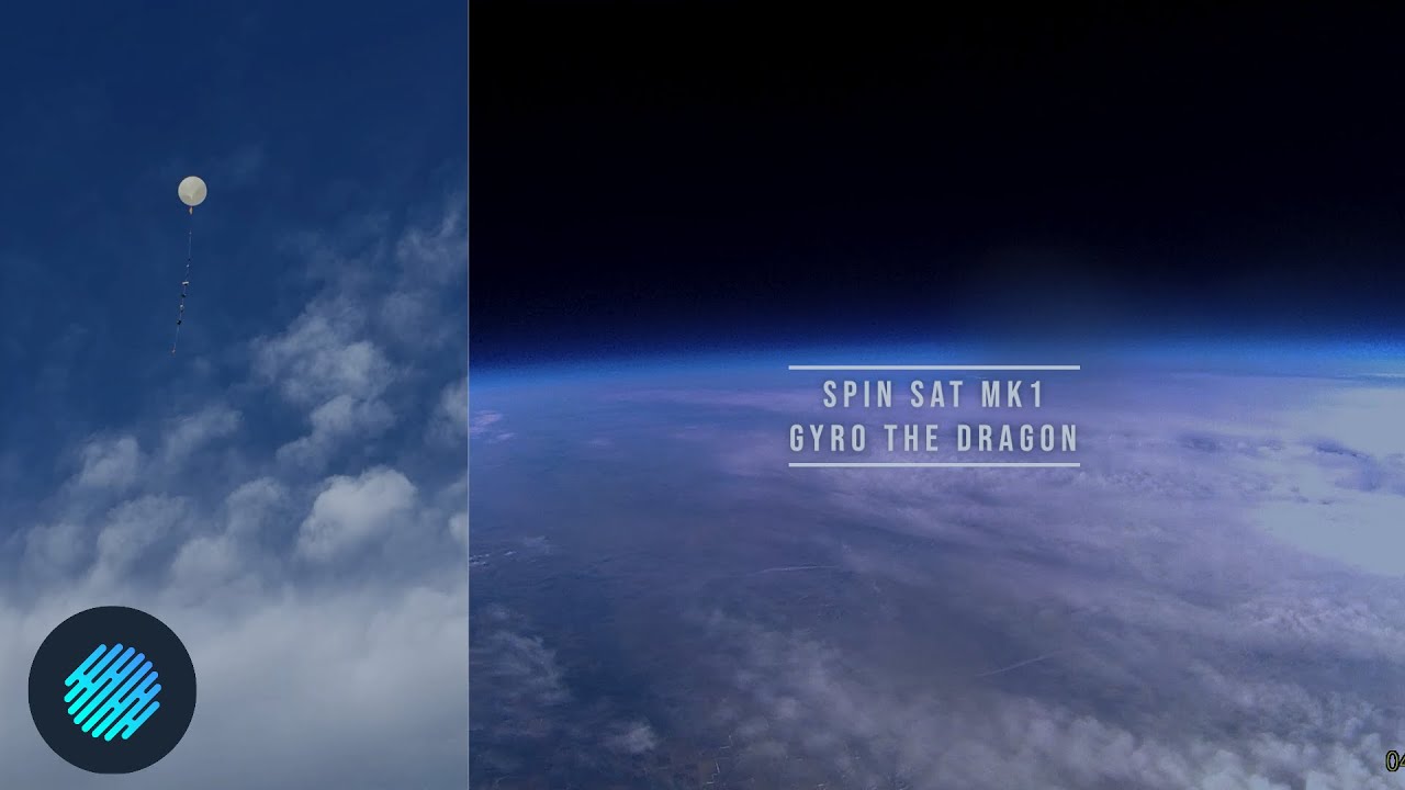 Spin Sat Mk1 - High Altitude Balloon Payload Stabilized Decent After Balloon Pops at 90,000 feet
