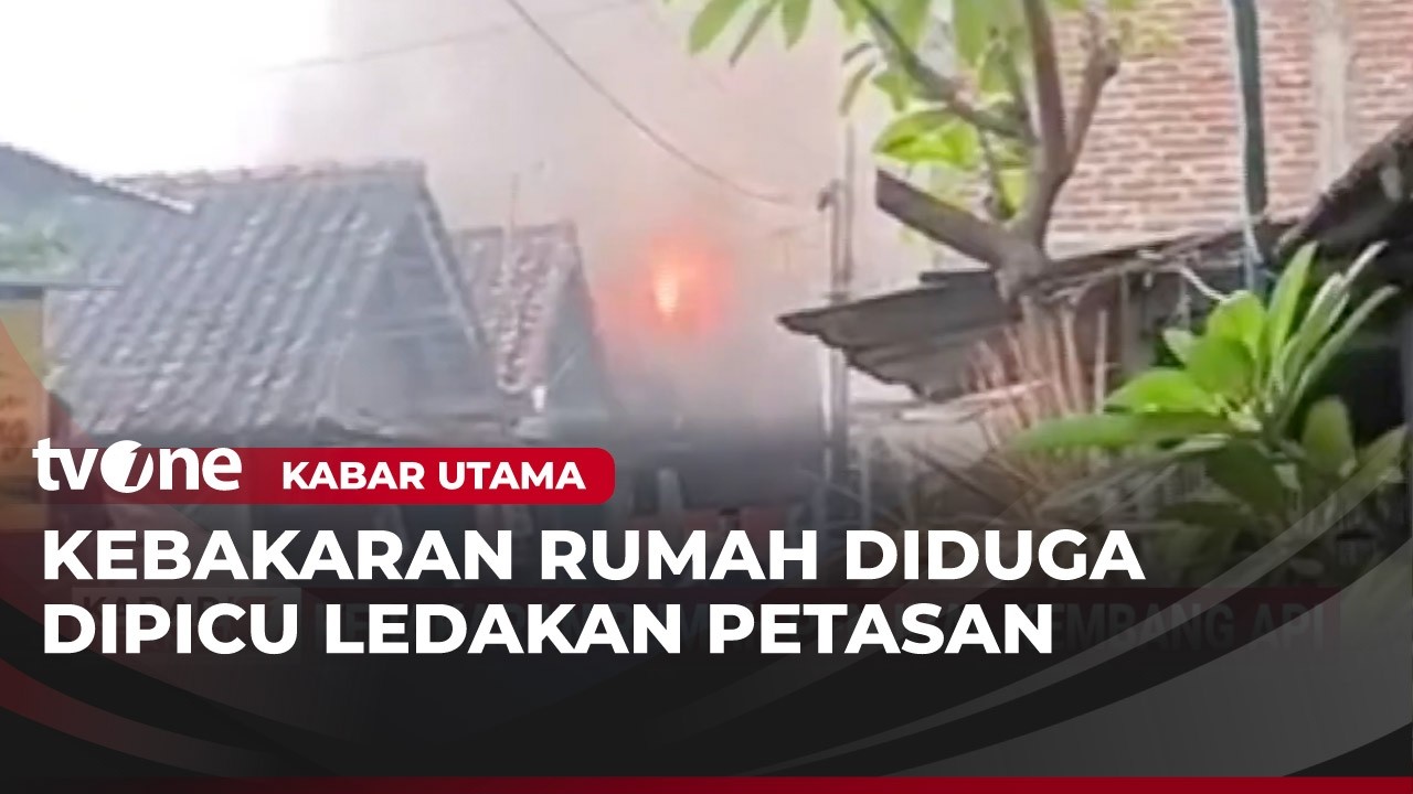 Kebakaran Rumah Warga di Sleman Diwarnai Rentetan Ledakan Petasan | Kabar Utama