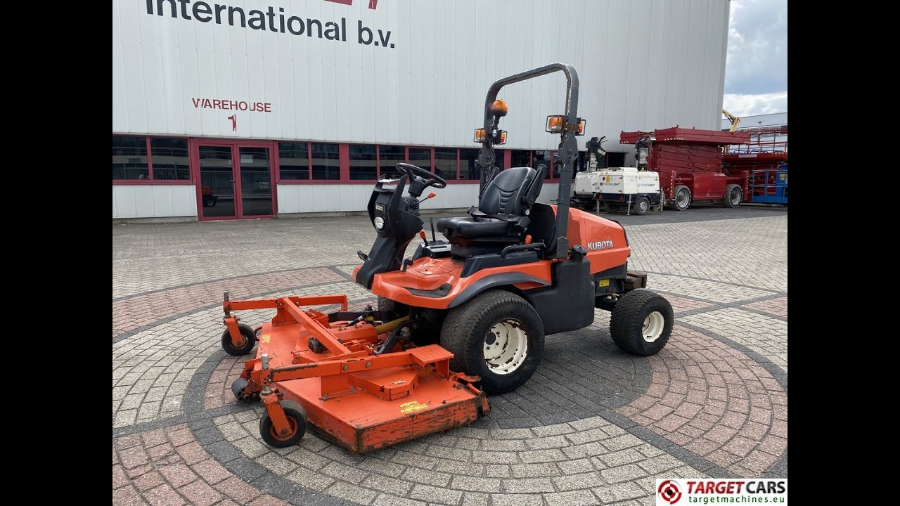 780978 KUBOTA F3890 EU 3-GANG ROTARY DIESEL MOWER 4WD TRIPLE HYDROSTATIC 175CM WIDTH 2017 13365