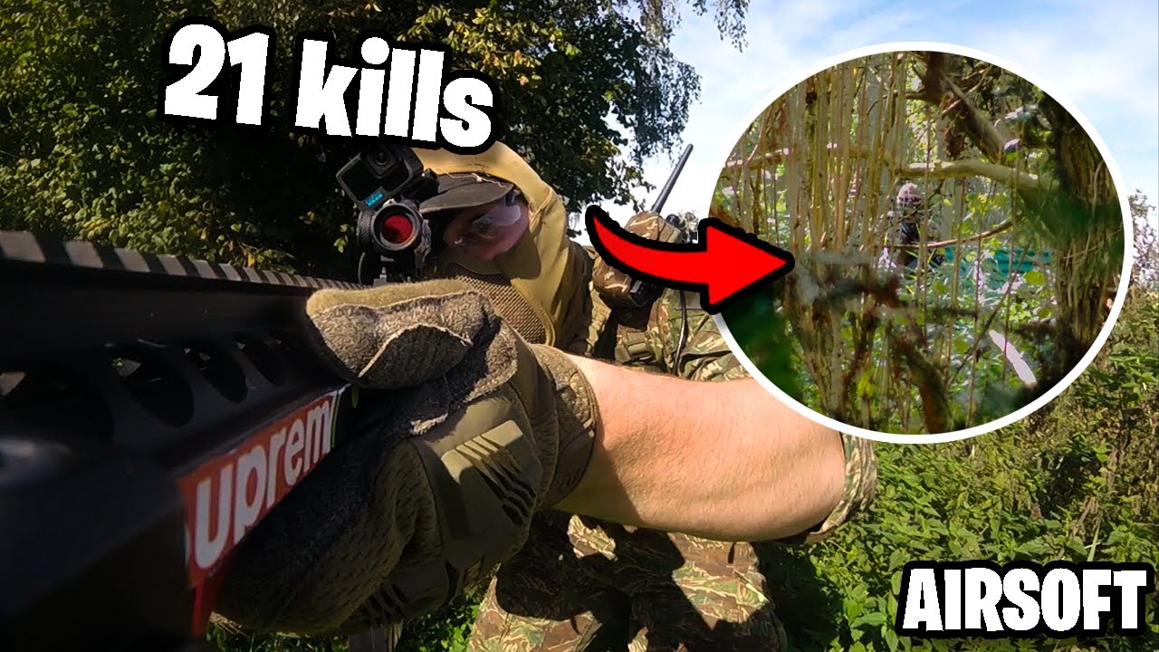 21 Kills In One Game Of Airsoft | Airsoft Gameplay 2023