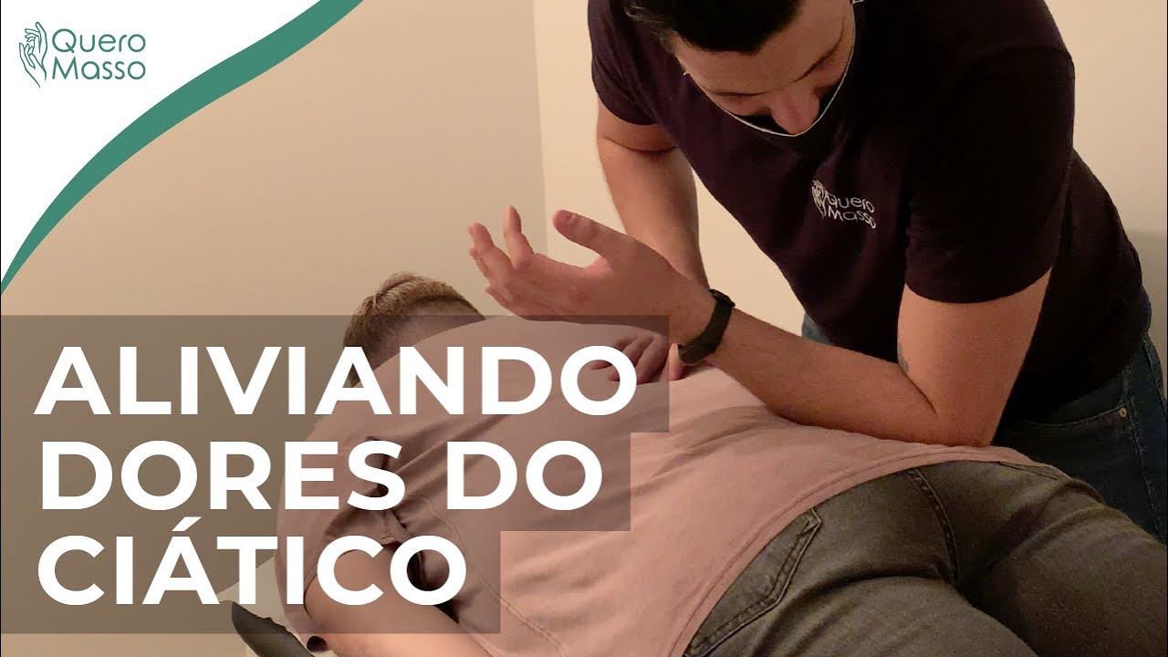 ASMR Massagem para aliviar dores do nervo ciático