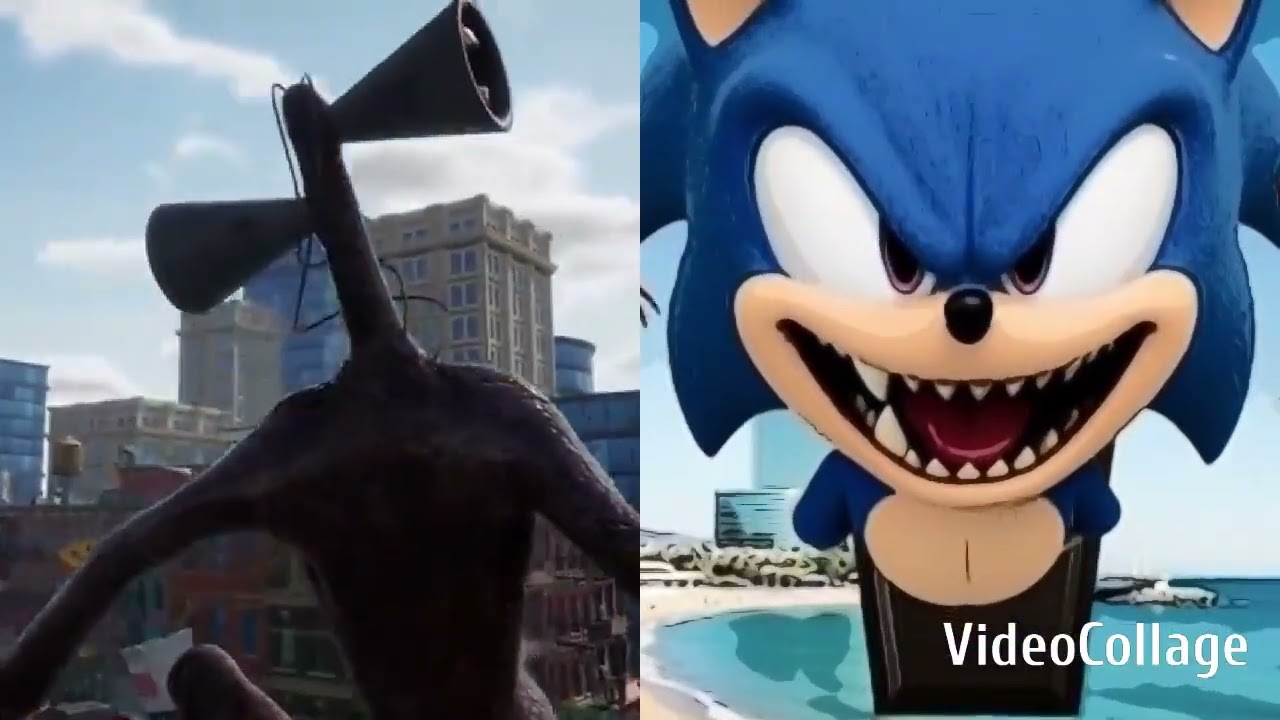 Sonic vs siren head short film