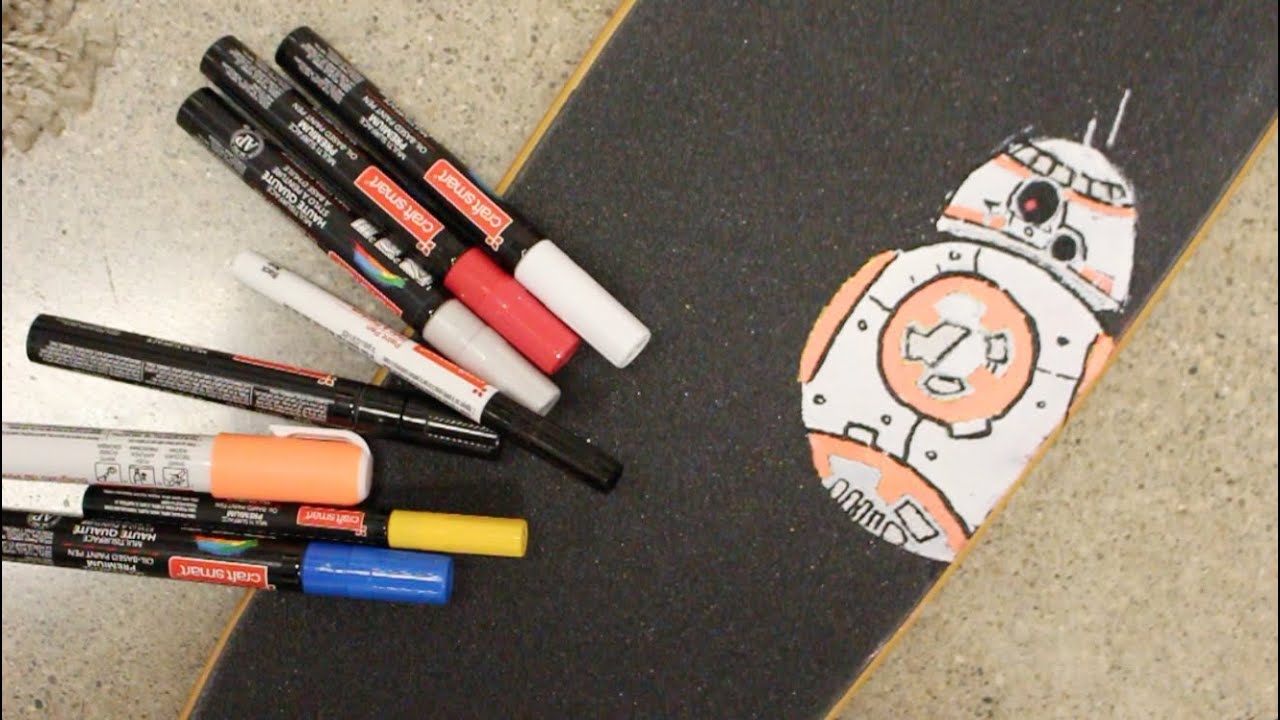 How To Paint Art On Your Grip Tape