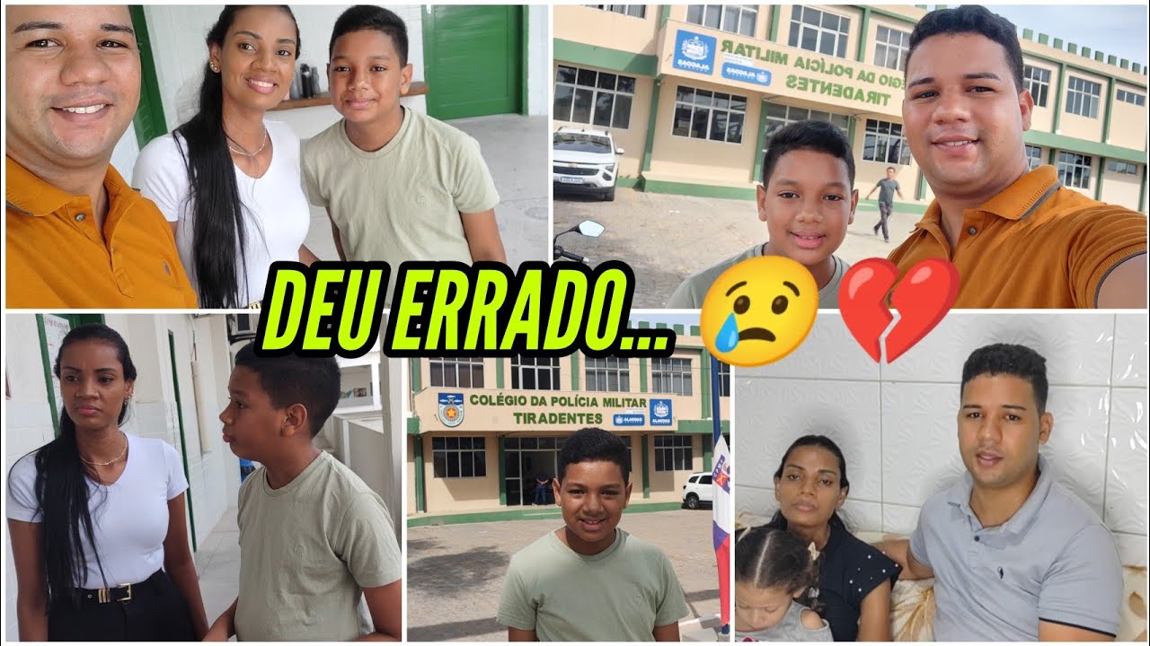 JHON APROVADO NO COLÉGIO MILITAR | SAÍMOS FELIZES PRA MATRÍCULA… 😢 VOLTAMOS TRISTES 💔