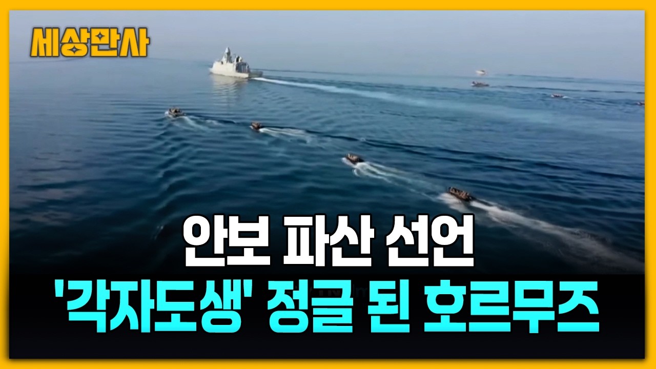 안보 파산 선언... '각자도생' 정글 된 호르무즈 [세상만사] #미국 #호르무즈해협 #안전보장 #동맹국