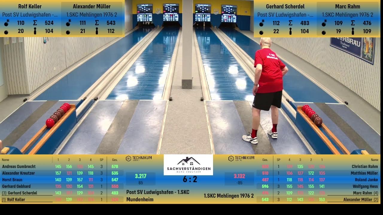 LL1: SG Post/Mundenheim vs 1 SKC Mehlingen 2