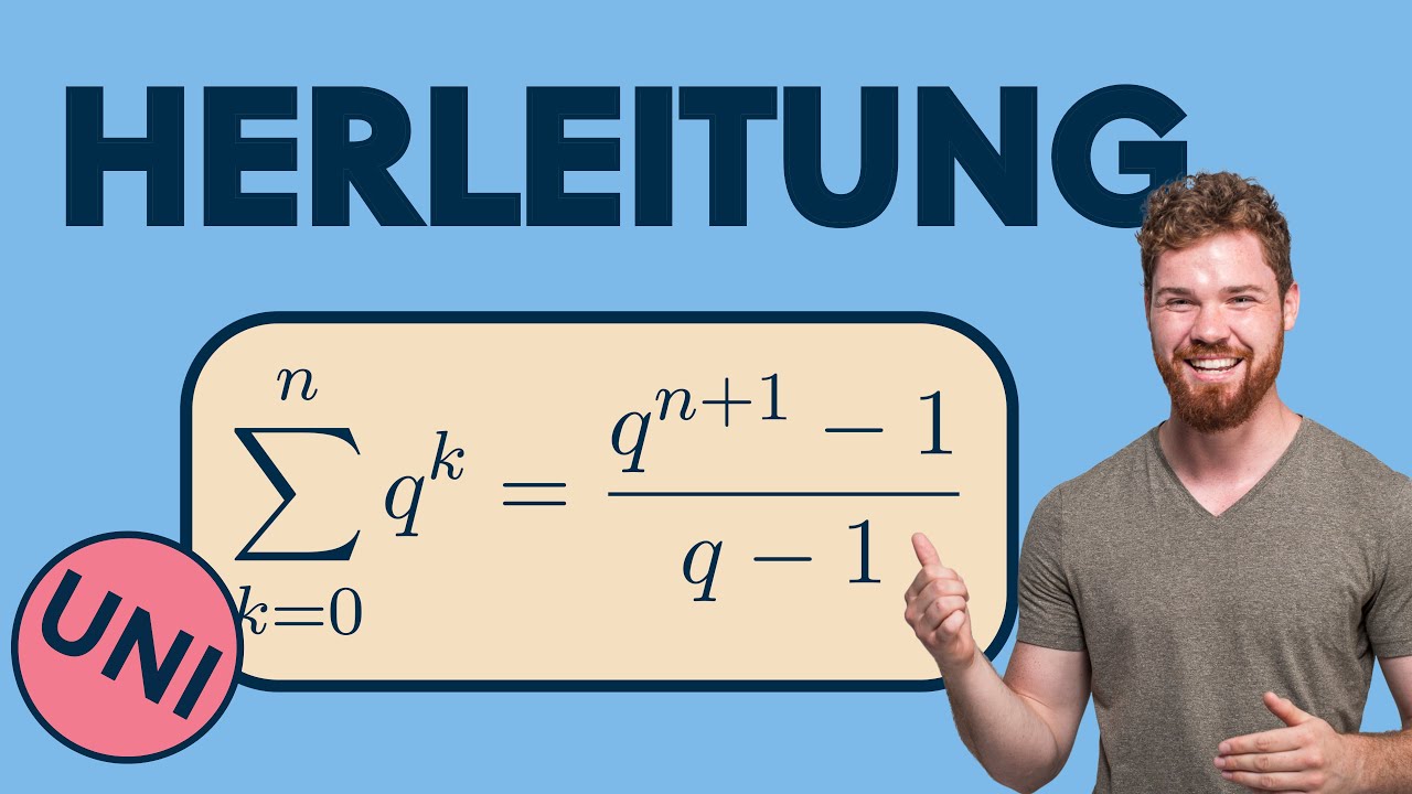 Endliche geometrische Reihe, Einfache Herleitung der Formel über eine intuitive Gleichung