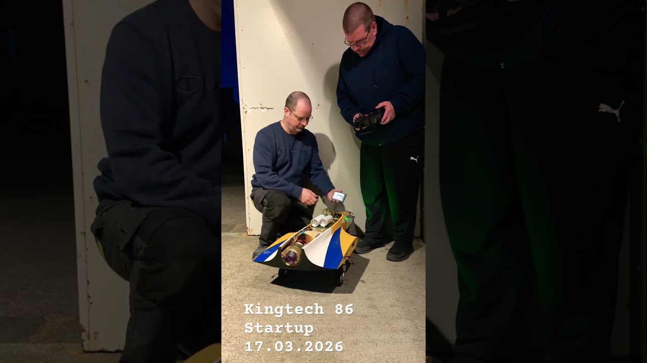 Arnarhrei&eth;ri&eth; 17. mars 2026. Kingtech 86 start up. Xcalibur