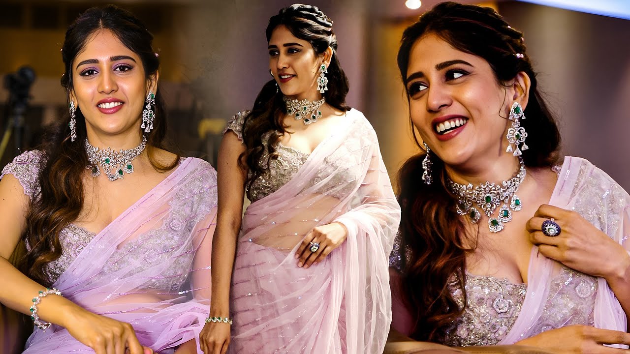 Actress Chandini Chowdary Exclusive Visuals At Santhana Prapthirasthu  Pre-Release Event | TFPC