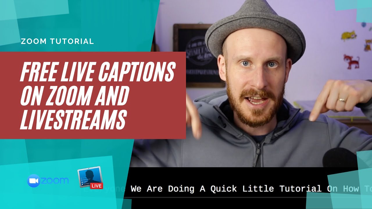 How do enable FREE live captions on Ecamm and Zoom