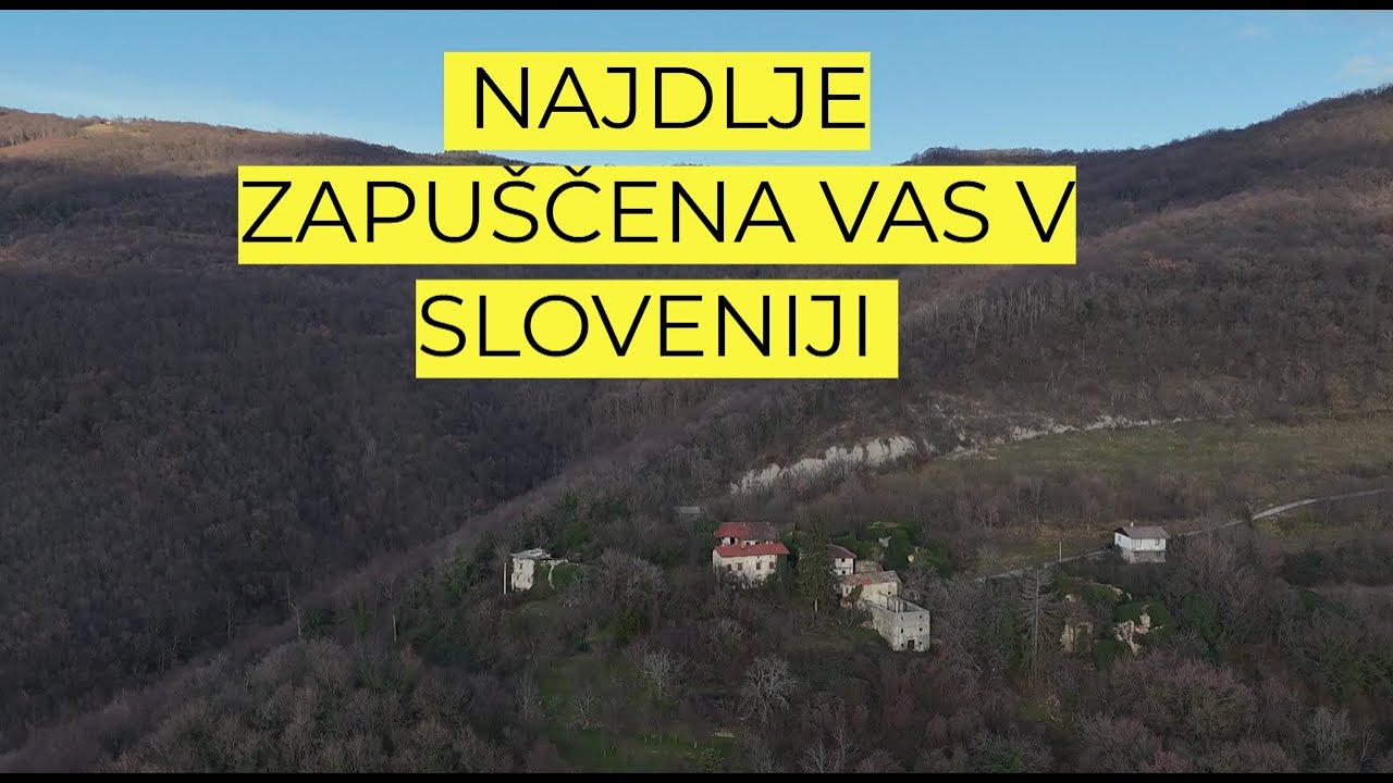 Zapuščena vas in čudovita korita Krčnik v Goriških Brdih