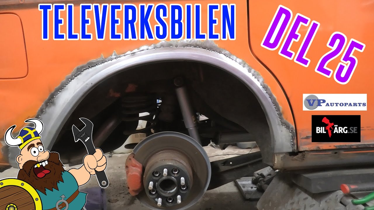 Televerksbilen Del 25 - Fortsätter med skärmkant bak