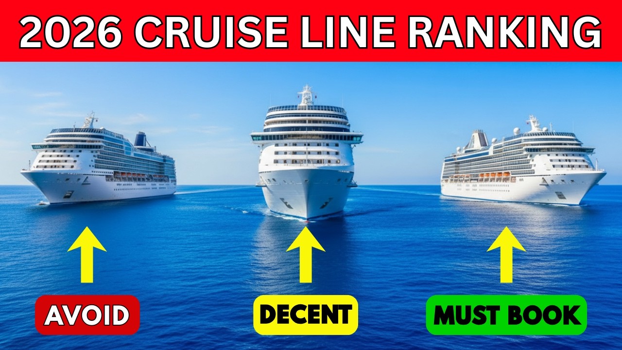 Cruise Captain Reveals the Cruise Lines Ranked from WORST to BEST (2026 Edition) | Cruise Tips