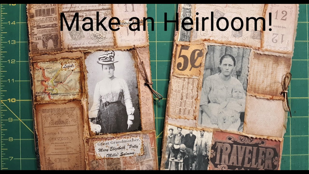 How to create an Ancestor Memories Journal | Part 1| Junk Journals #genealogyresearch