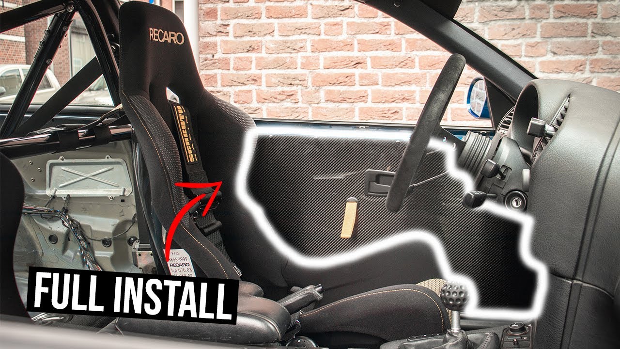 Installing Carbon Fiber Door Panels in my E36!!