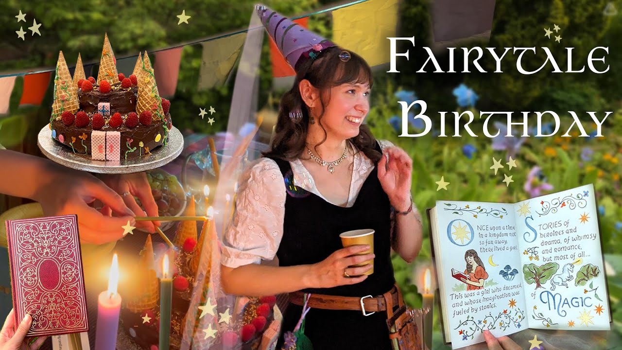 A birthday party for my inner child 🏰✨🍄🦋 medieval & fairytale inspired hosting 🎂