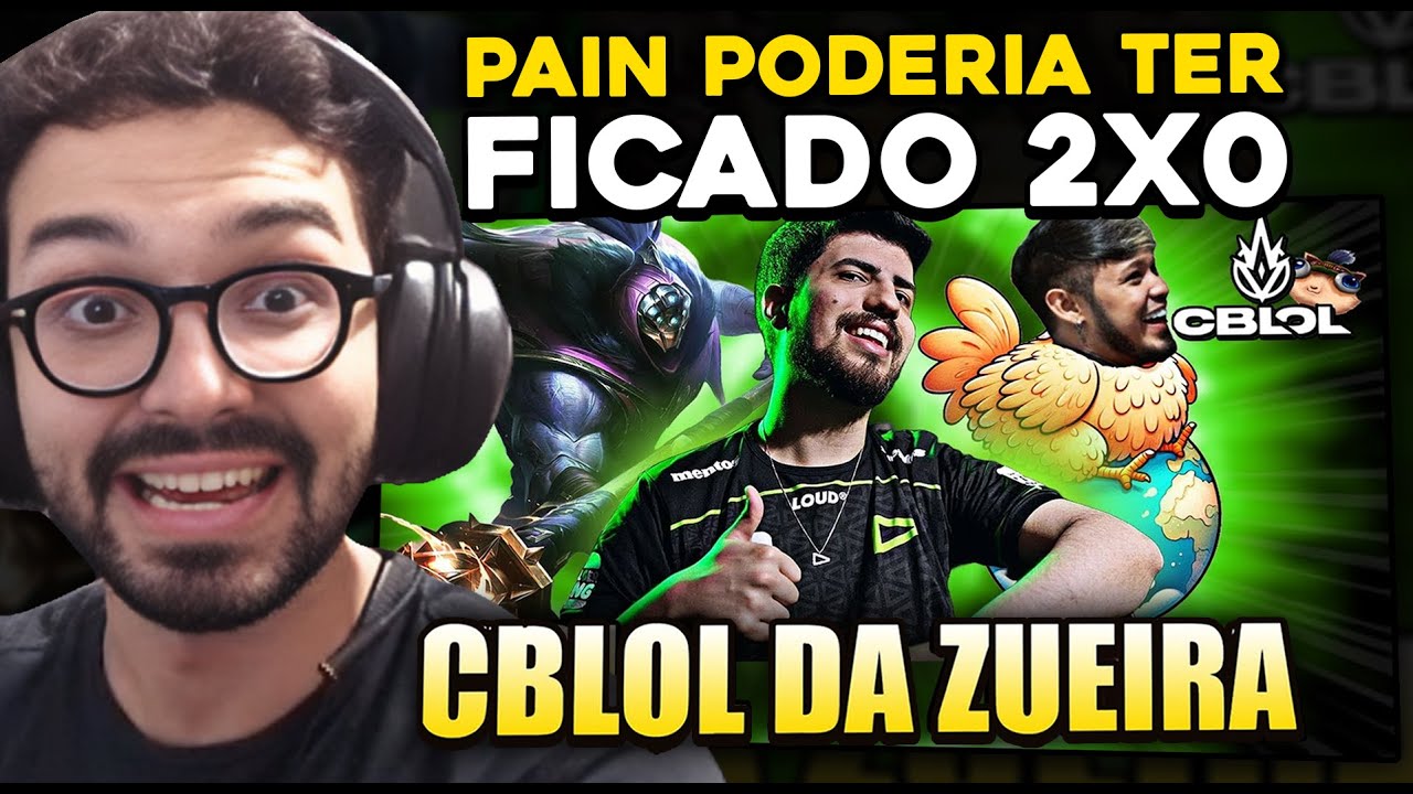 TITAN vira uma GALINHA GIGANTE e CHOCA O MUNDO - CBLOL DA ZUEIRA - MYLON REACT