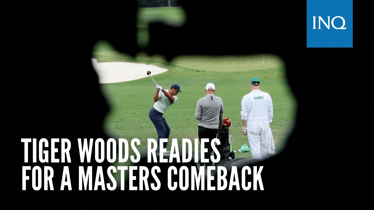 Tiger Woods readies for a Masters comeback