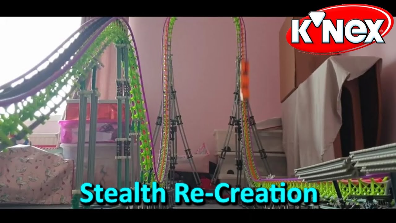 I MADE STEALTH FROM THORPE PARK OUT OF KNEX!