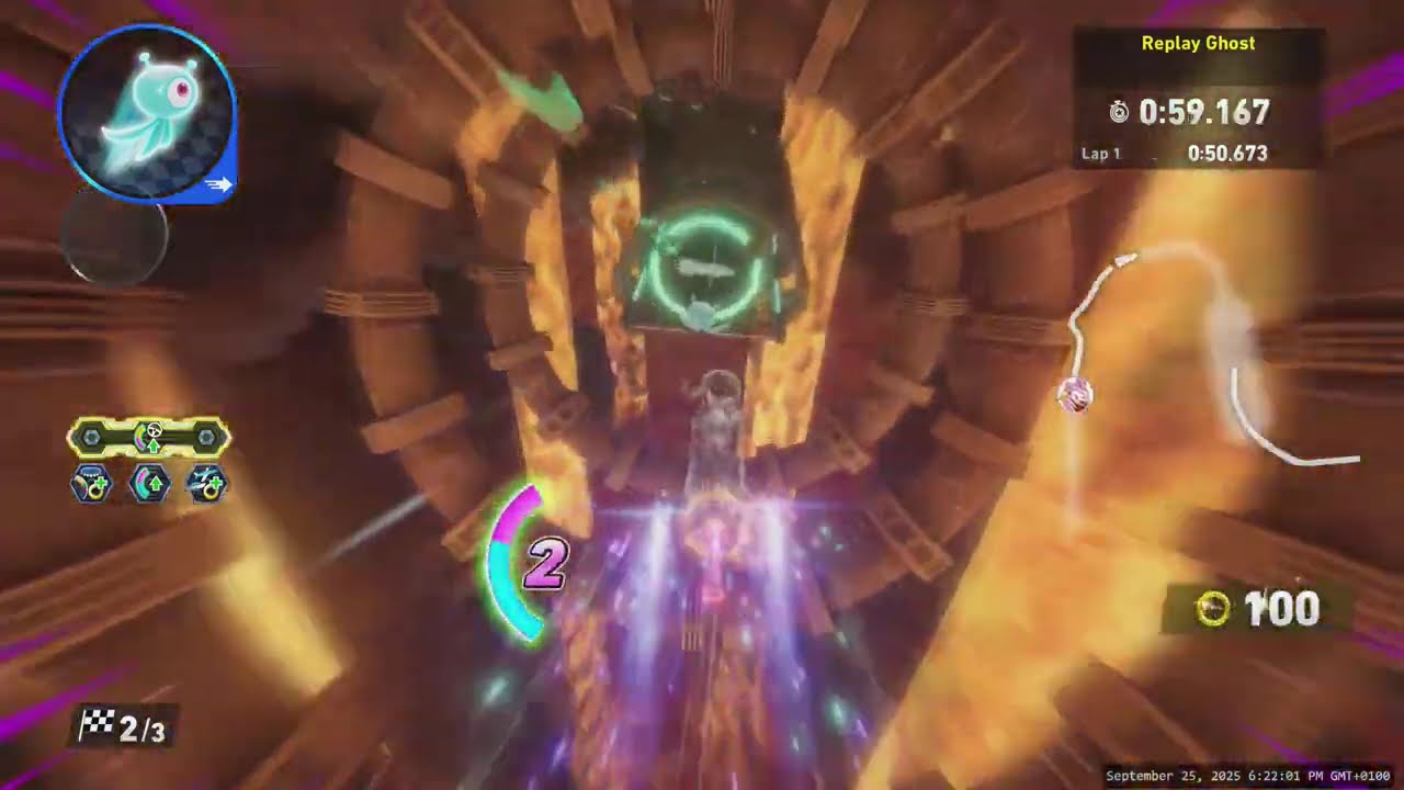 Magma Planet [Sonic Speed] - 2.22.355 Triangly (Sonic Racing: CrossWorlds) World Record