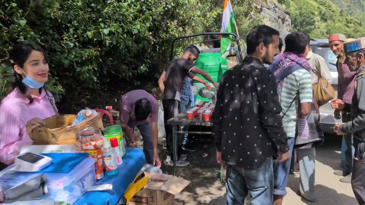 MANIMAHESH YATRA FREE SEVA DAY 4 ||  Aaj pilaya mithan pani or di medical seva 