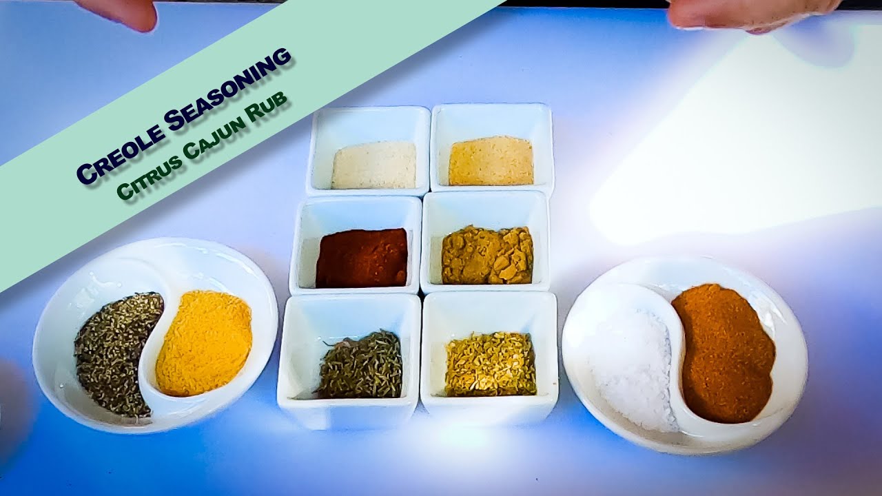 Cajun Rub / Creole Seasoning and Citrus Cajun Seasoning