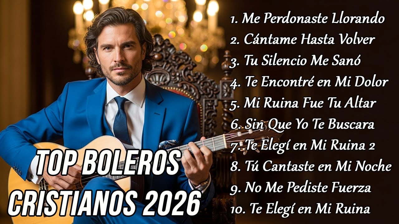 Top Boleros Cristianos 2026 – Donde el Alma Se Rinde en Silencio