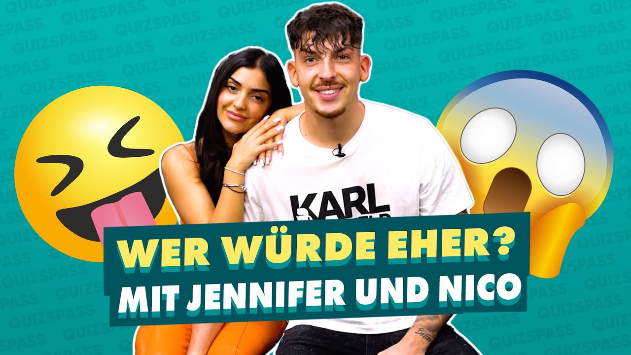 LOVE ISLAND Gewinner JENNIFER & NICO spielen WER würde EHER? | WISSTIHRNOCH?