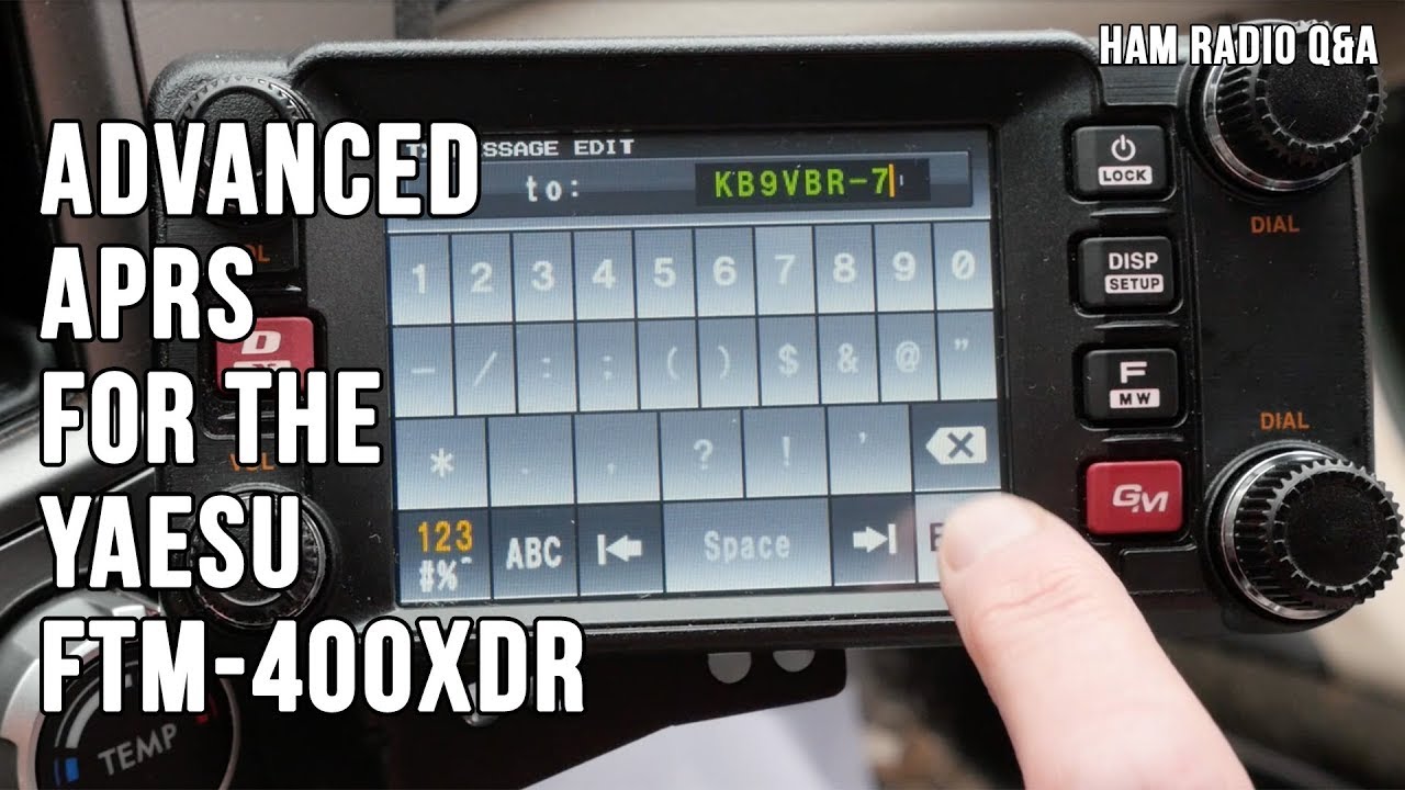 Advanced APRS Features of the Yaesu FTM-400XDR - Ham Radio Q&A
