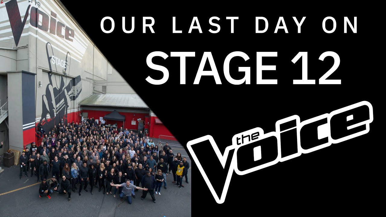 THE VOICE - Our Last Day on Stage 12 @ Universal Studios.
