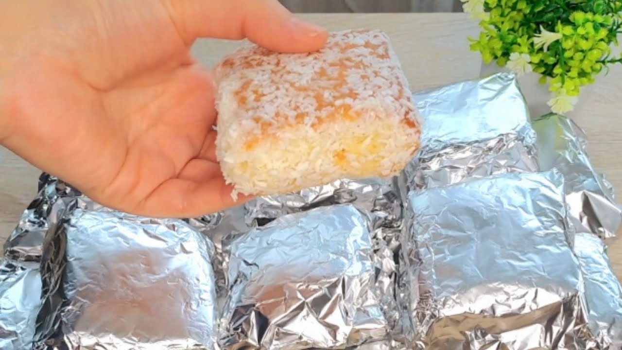 كيكة جوز الهند البرازيلية Brazilian coconut cake