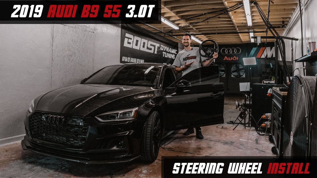 Как установить рулевое колесо — Audi B9 S5 3.0t 2019 года