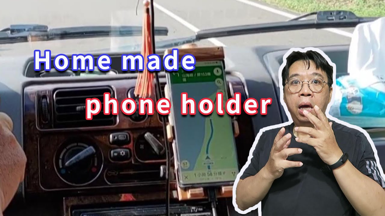 Homemade car cell phone holder  This is awesome. You must have one.pirate-king studio