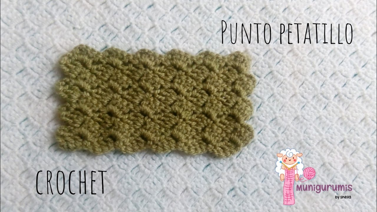 Punto petatillo a crochet paso a paso || Munigurumis by Sheila