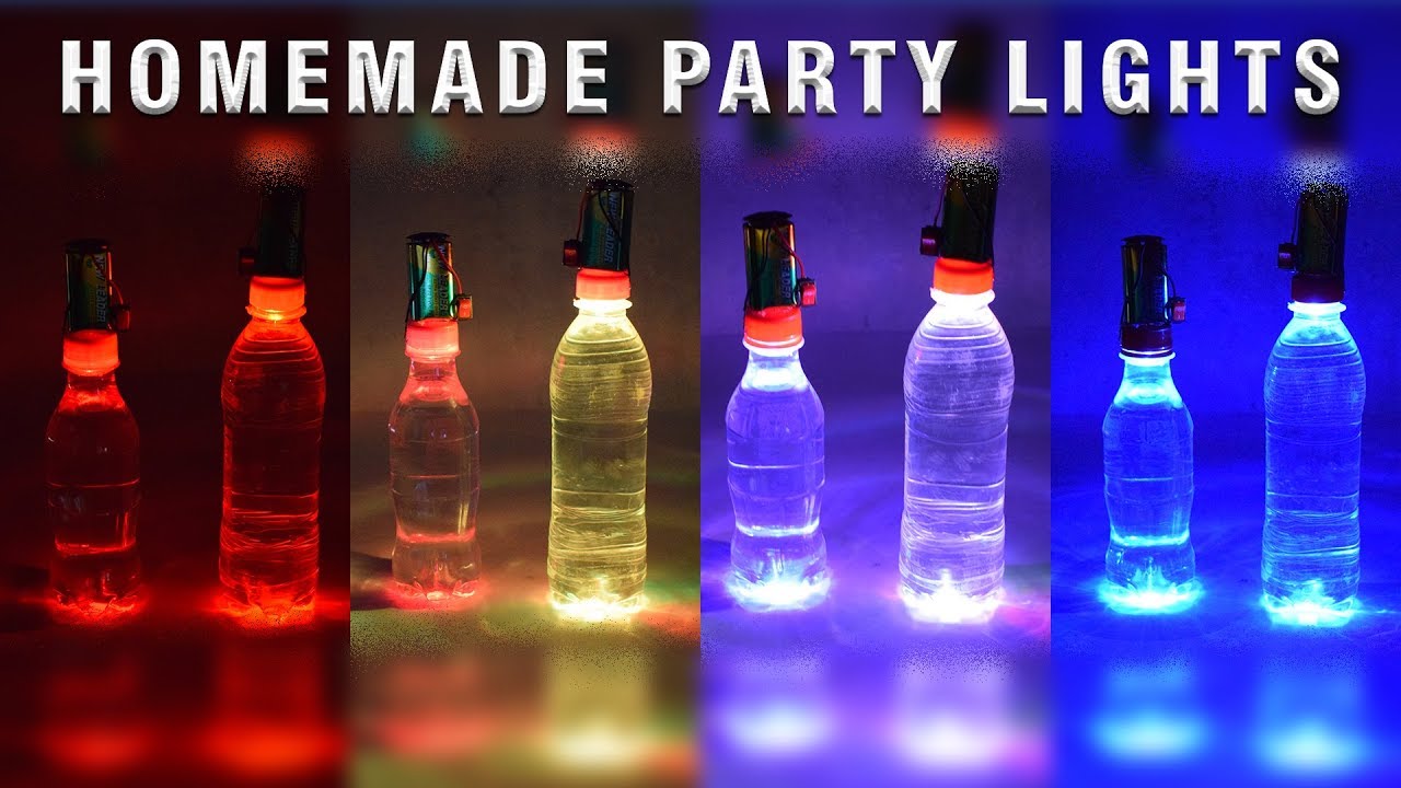 Homemade Party Lighting 🌟 Using plastic bottle | 3 Minute Show