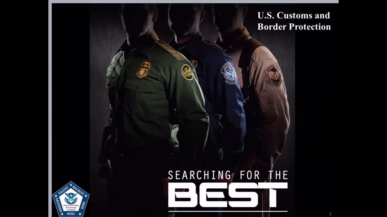 U.S. Customs and Border Protection Virtual Recruitment Event