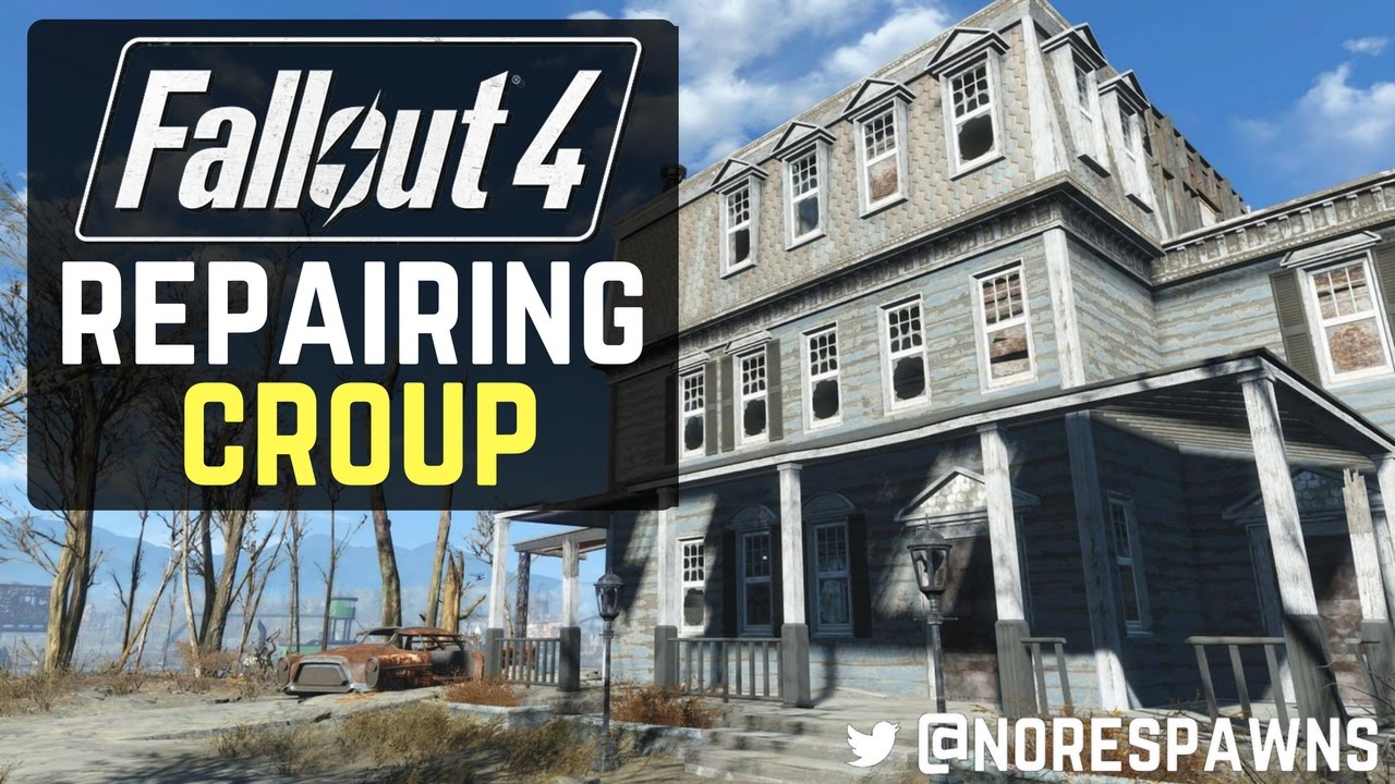 Fallout 4 - How to Repair Croup Manor