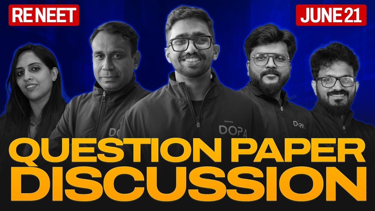 RE-NEET 2026 LIVE | Complete Question Paper Discussion & Expected Cut-Off