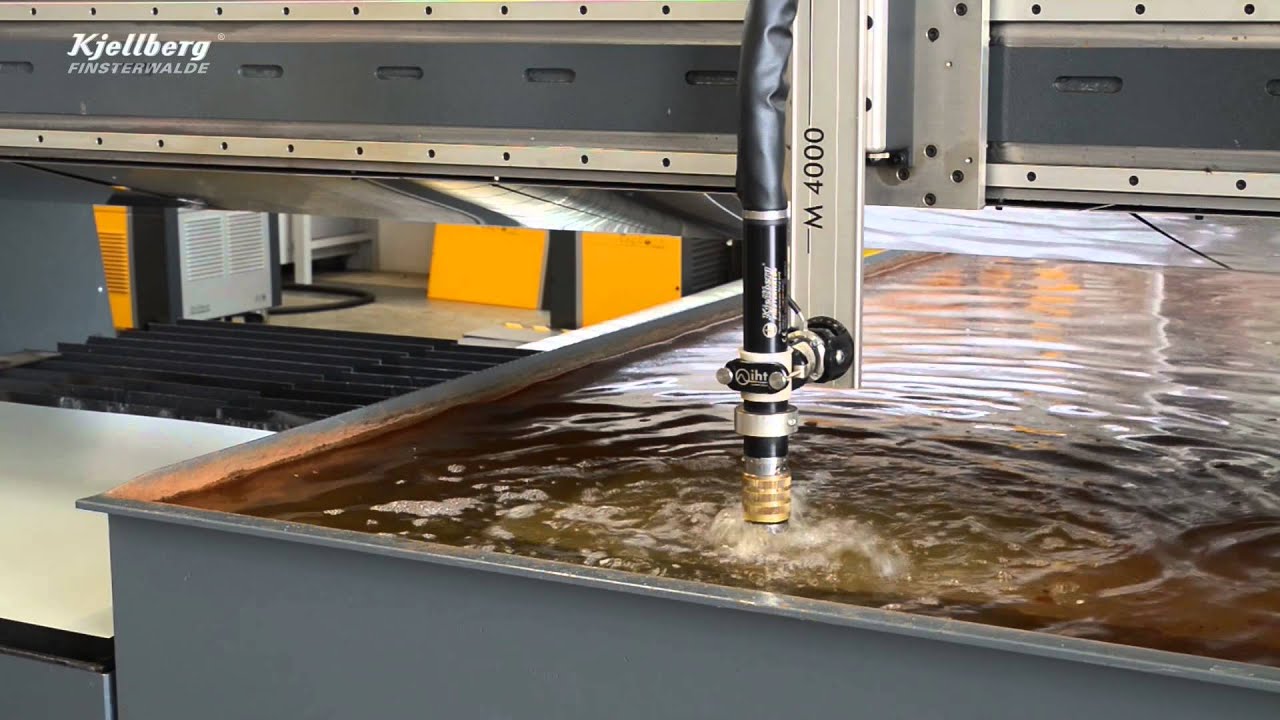 Unterwasser-Plasmaschneiden / underwater plasma cutting – stainless steel / Edelstahl I Kjellberg