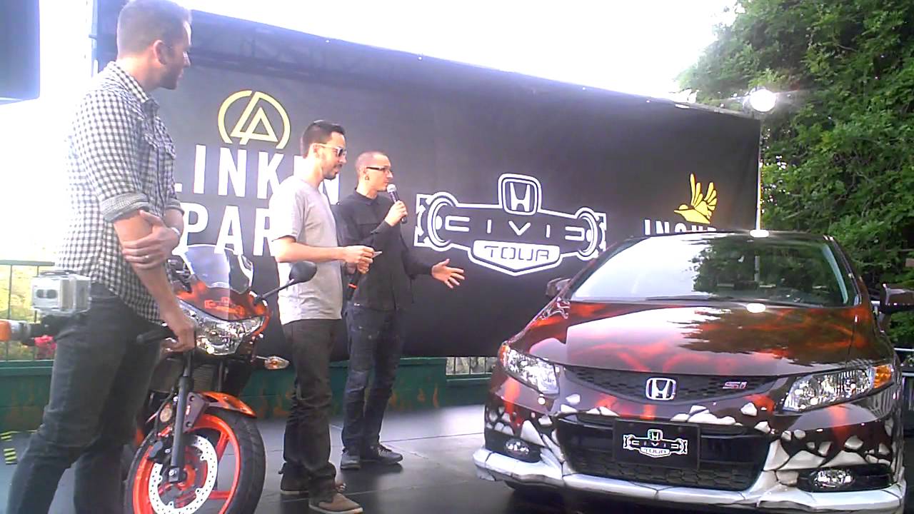 Mike Shinoda and Chester Bennington Unveil the 2012 Honda Civic for Tour at HOB, LA