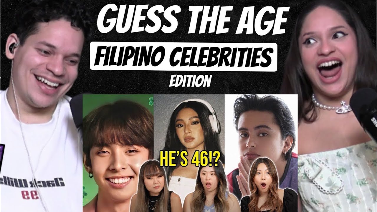 Waleska & Efra Guess The Ages Of These Filipino Celebrities