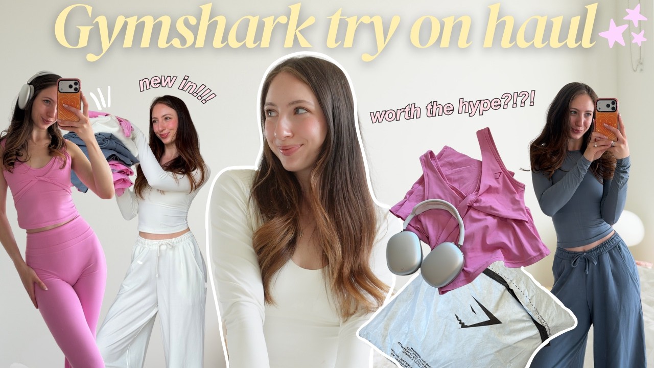 Новинки в коллекции Gymshark: примерка | весна 2026