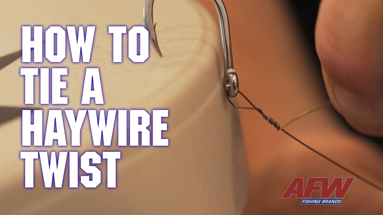 How to Tie a Haywire Knot by Hand Using AFW Tooth Proof Wire