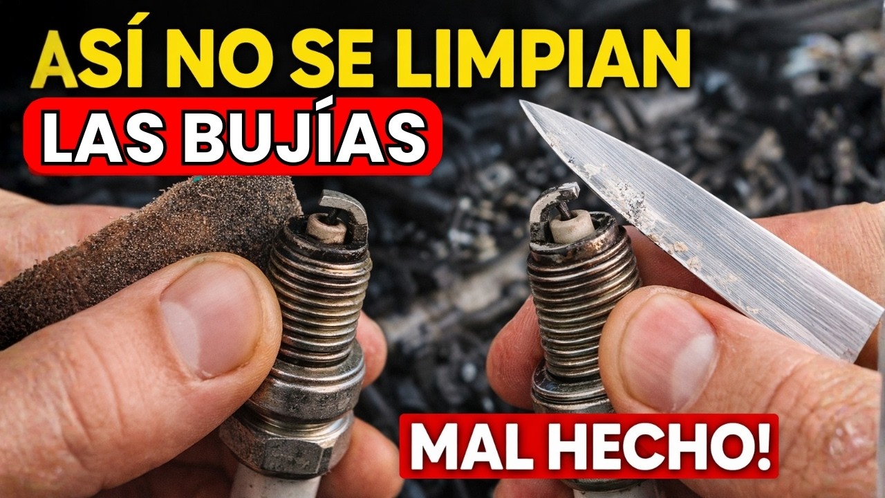 ASÍ NO SE LIMPIAN LAS BUJÍAS (lo has hecho mal toda la vida)