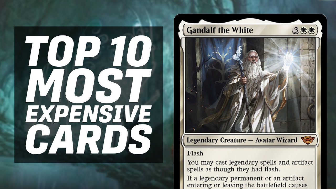 Top 10 Most Expensive Cards in Lord of the Rings Tales of Middle Earth! | Magic: The Gathering