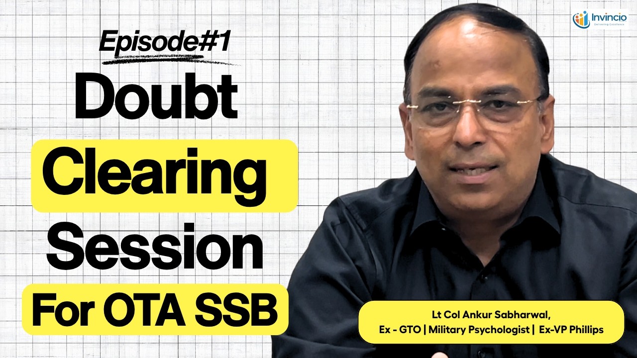 Questions are Never Wrong, Answers May be I SSB Doubts Cleared | OTA/AFCAT Preparation |