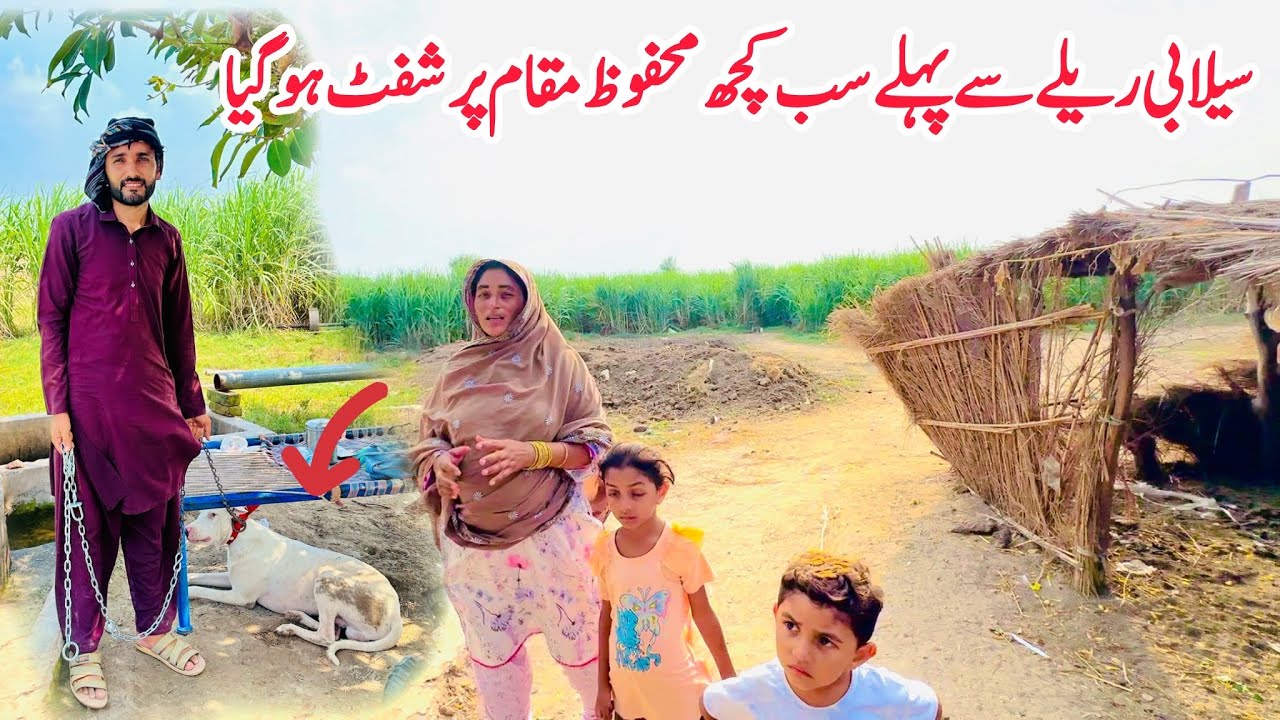 Sailabi Railay Se Pehlay Sub Kuchh Shift Kar Diya 🐄🐂🌦️ I Floor in River Ravi