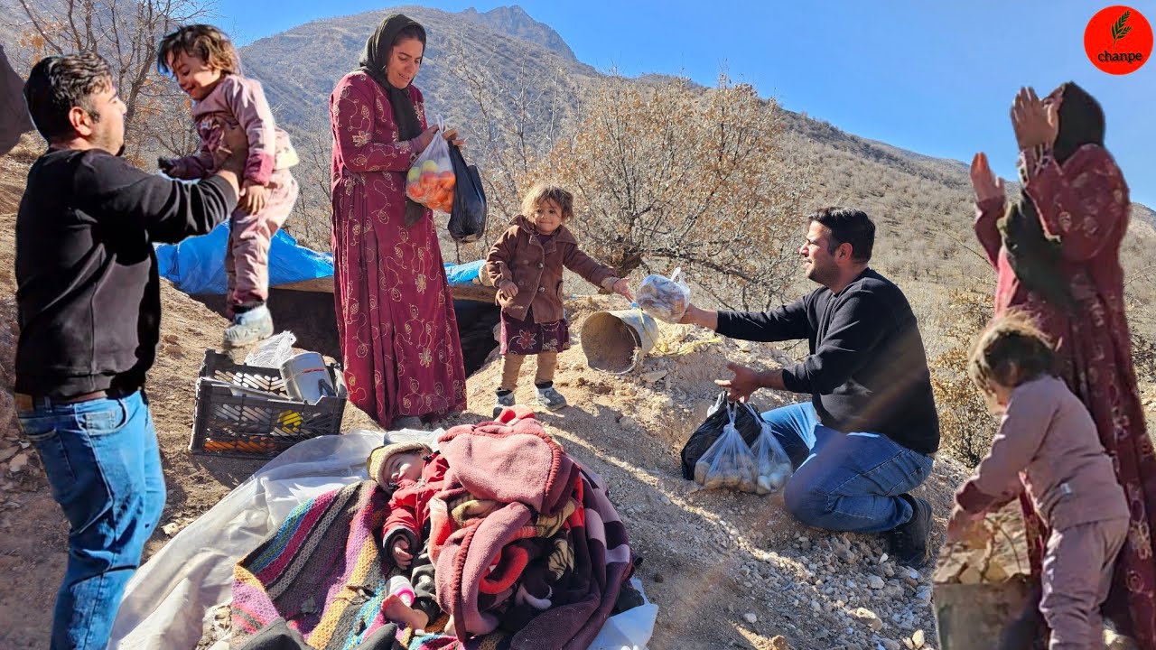 A nomadic Woman & Her Daughters Escape Cruelty – A Story of Survival😭