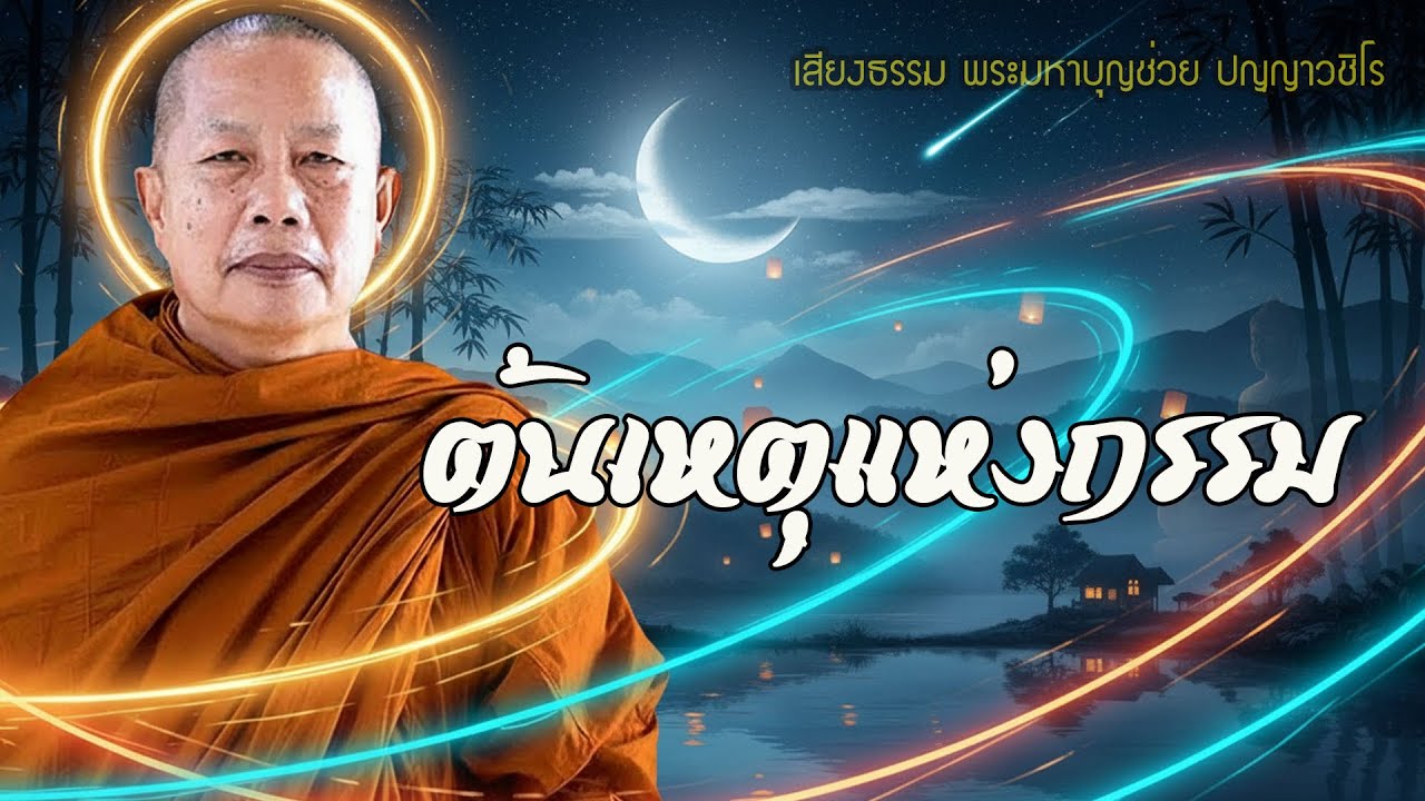 ต้นเหตุของกรรม…เริ่มจากใจเรา #ธรรมะ #พุทธวจน #ธรรมะคลายทุกข์ #พระมหาบุญช่วย ปัญญาวชิโร