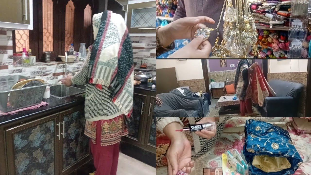 Pakistani Homemaker Routine✅️Desi Mom Everyday Routine Vlog✅️shopping and Making Chicken Nihari✅️